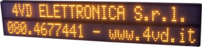 MultiBanner 8.6.2 a led ambra